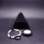 Brazalete de hematita con rutilo