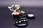Brazalete de Obsidiana y Venturina Verde