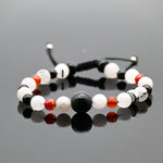 Brazalete de Rutilo Negro y Obsidiana