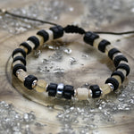 Brazalete de Obsidiana Citrino Amarillo