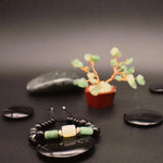 Brazalete de Jade, Jadeita  y Obsidiana