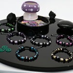 Brazalete de Obsidiana Amatista Purpura